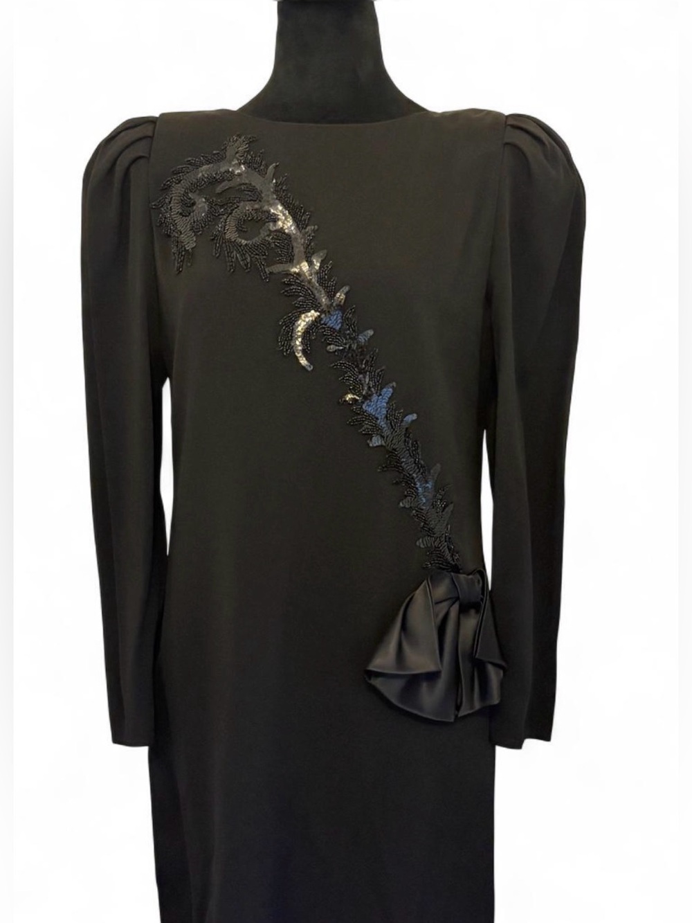 Vintage Michael Marcella 1980s Cocktail Dress | Retro Glam Party